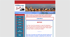 Desktop Screenshot of humberarmsouth.com